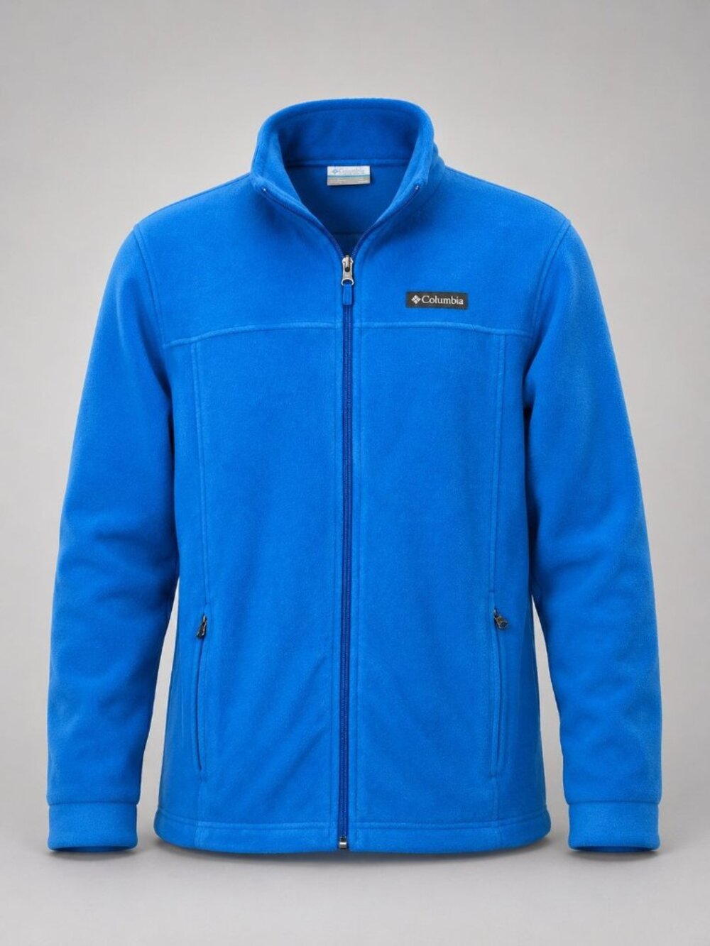 Columbia Womens XL Fleece Jacket Blue Full-Zip Lightweight Warm Outdoor Casual